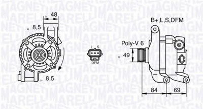 MAGNETI MARELLI 063377417010 -  Генератор